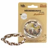 Mückenschutz Armband PU Leder braun / weiß KDA, 1 St> Mückenschutz