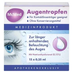 McMed Augentropfen Einzeldosispipetten, 15X0.35 ml> Augentropfen Trockene Augen