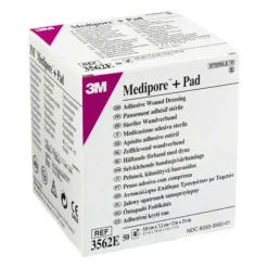 Medipore Plus Pad 3562E ster, 50 St