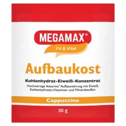Megamax Aufbaukost Cappuccino Pulver, 30 g
