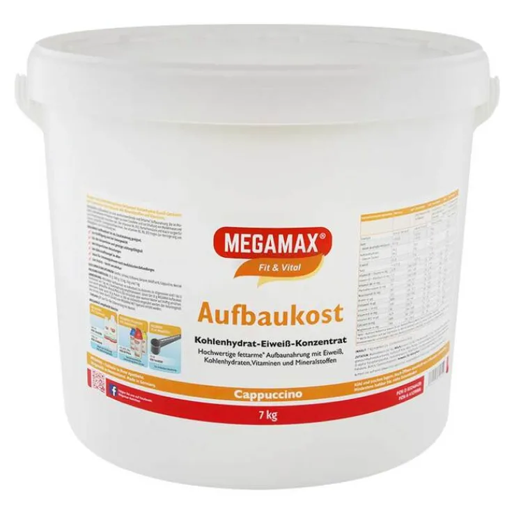 Megamax Aufbaukost Cappuccino Pulver, 7 kg