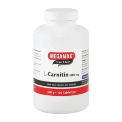 Megamax L Carnitin 1000 mg Tabletten, 120 St> L-Carnitin|Carnitin
