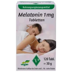 Melatonin 1 mg Tabletten, 120 St