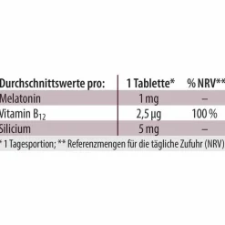 Melatonin B12 Dr. Jacob`s Tabletten, 60 St