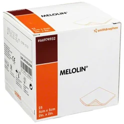 Melolin 5x5cm Wundauflagen s, 25 St