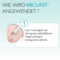 Miclast 80 mg / g wirkstoffhaltiger Nagellack, 2X3 ml