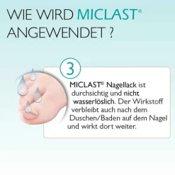 Miclast 80 mg / g wirkstoffhaltiger Nagellack, 2X3 ml