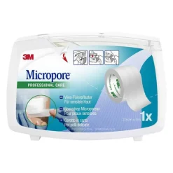 Micropore Vliespflaster 5 mx2,5 cm mit Abr.1530 - 1D, 1 St> Rollenpflaster