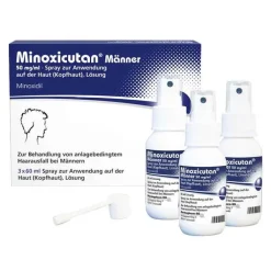 Minoxicutan® Männer 50 mg/ml Spray, 3X60 ml