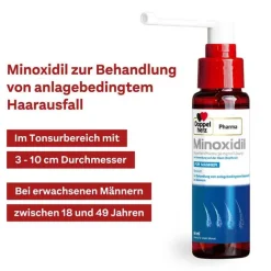 MINOXIDIL DoppelherzPharma 50 mg/ml Lösung für Männer, 3X60 ml