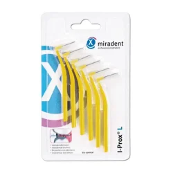 Miradent Interdentalbürste I-Prox L 0,5 mm gelb, 6 St
