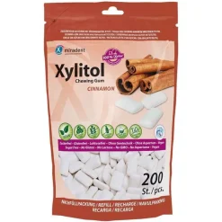 Miradent Xylitol Chewing GUM Zimt Nachfüllpackung, 200 St