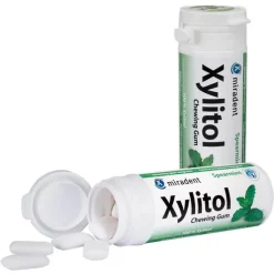 Miradent Zahnpflegekaugummi Xylitol Spearmint, 30 St