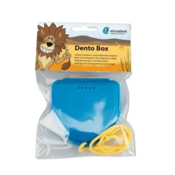 Miradent Zahnspangenbox Dento Box I blau, 1 St