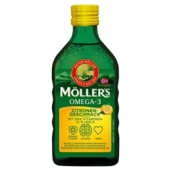 Möllers Möller`s Omega-3 Zitronengeschmack Öl, 250 ml> Omega 3 Kapseln
