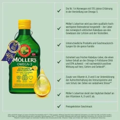 Möllers Möller`s Omega-3 Zitronengeschmack Öl, 250 ml><noscript><img width=