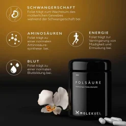 Molekuel Premium Folsäurekomplex, 120 St