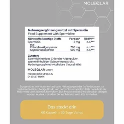 Moleqlar Spermidin Kapseln, 60 St><noscript><img width=