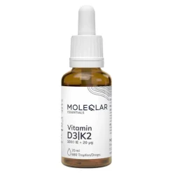 Moleqlar Vitamin D3 / K2 1000 I.E. + 20 µg Tropfen, 20 ml