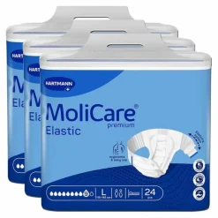Molicare Premium Elastic Slip 9 Tropfen Größe L, 3X24 St> Windeln & Pants