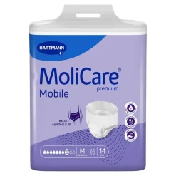 Molicare Premium Mobile 8 Tropfen Größe M, 14 St