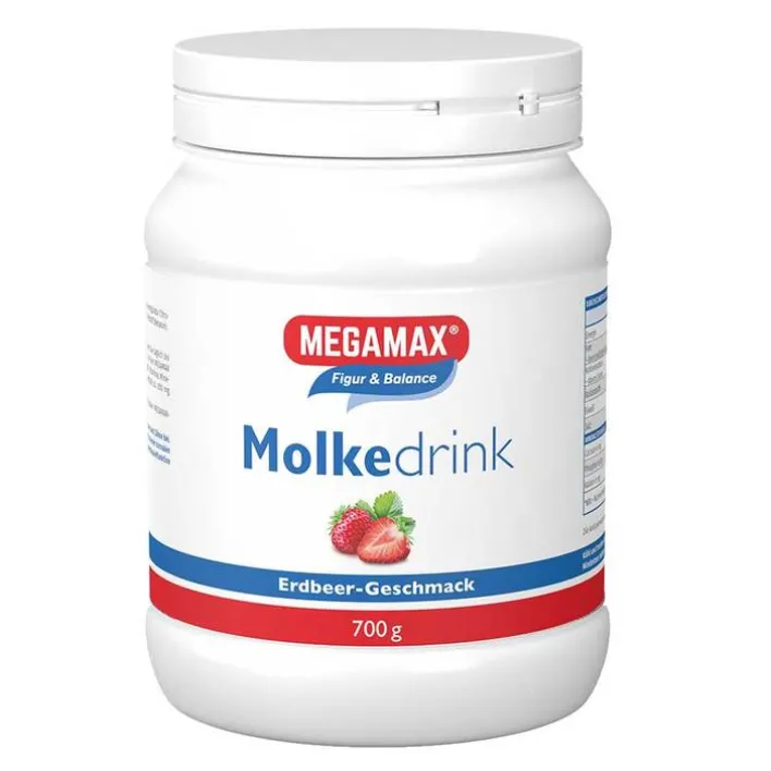 Megamax Molke Drink Erdbeere, 700 g> Drinks