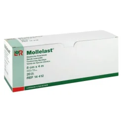 Mollelast 8cmx4m einzeln verpackt, 20 St> Mullbinden|Binden & Verbände