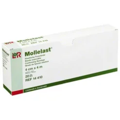 Mollelast 4cmx4m einzeln verpackt, 20 St> Mullbinden|Binden & Verbände