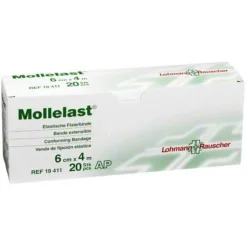 Mollelast 6cmx4m weiß, 20 St