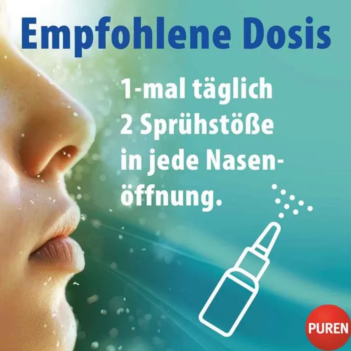 Puren Mometason Heuschnupfenspray 50 µg, 10 g> Mometason Nasenspray|Allergie Medikamente