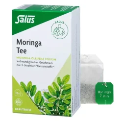 Salus Moringa Tee Bio Moringa oleifera folium Fbtl, 15 St> Moringa Oleifera|Bio Tee