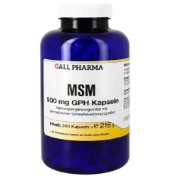 MSM 500 mg GPH Kapseln, 360 St
