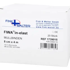 Mullbinden 4mx8cm 100% Baumw, 20 St