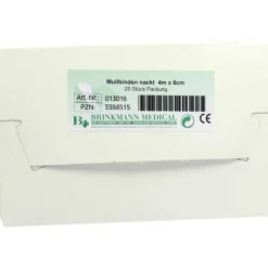 Mullbinden 4mx6cm unverpackt, 20 St