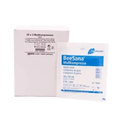 Mullkompressen 10x10 cm steril 8-fach, 25X2 St