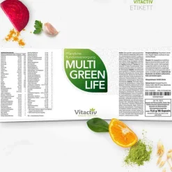 Multi Green Life Vitamine & Mineralien Kapseln, 90 St