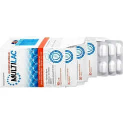 Multilac Synbiotikum magensaftresistent Kapseln, 3X30 St