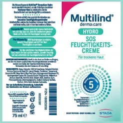 Multilind Dermacare Hydro SOS Feuchtigkeits-Creme, 75 ml> Trockene & Sensible Haut
