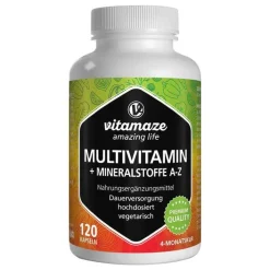 Vitamaze Multivitamin Kapseln hochdosiert, 120 St> Multivitamine