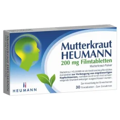 Heumann Mutterkraut 200 mg Filmtabletten, 30 St> Migräne Tabletten