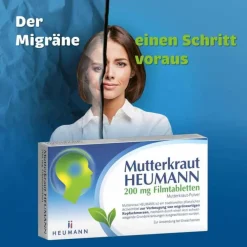 Heumann Mutterkraut 200 mg Filmtabletten, 30 St> Migräne Tabletten