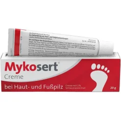 Mykosert Creme bei Haut- und Fußpilz, 20 g> Hautpilz Creme|Fußpilz Creme