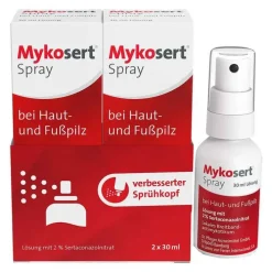 Mykosert ® Spray bei Haut- und Fußpilz, 2X30 ml> Fußpilz Creme|Hautpilz Creme