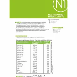 N1 Multivitamine + Mineralstoffe Tabletten, 365 St> Multivitamine