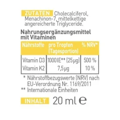 Pharmedix N1 Vitamin D3 + K2 Tropfen, 20 ml><noscript><img width=