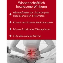 N1 Wärmepflaster bei Regelschmerzen, 4 St> Regelschmerzen Tabletten