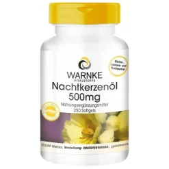 Warnke Nachtkerzenöl 500 mg Kapseln, 250 St> Nachtkerzenöl