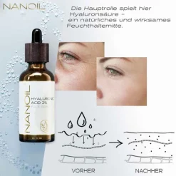 Everett Cosmetics Nanoil Gesichtsserum mit Hyaluronsäure, 50 ml><noscript><img width=