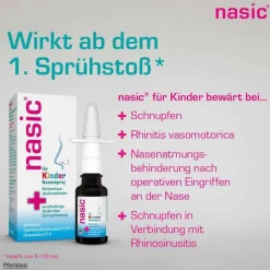 Nasic für Kinder Nasenspray, 10 ml>Kinder Nasenspray Kinder|Schnupfen & Nasennebenhöhlen