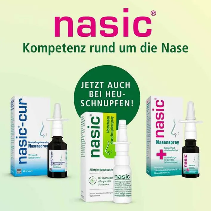 Nasic Mometason Heuschnupfenspray, 18 g> Nasenspray Allergie|Mometason Nasenspray